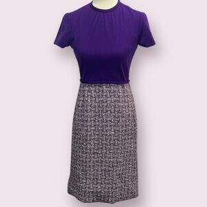 60’s merino wool and tweed vintage dress